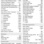 New Quick Look shortcuts on the Finder dashkard