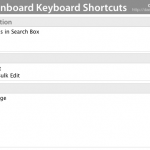 New dashkard: Pinboard Keyboard Shortcuts