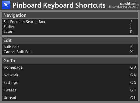 dashkard Pinboard